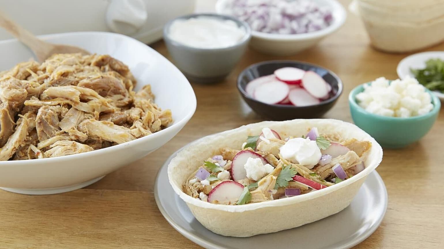 SlowCooker Chicken Carnitas Mexican Recipes Old El Paso